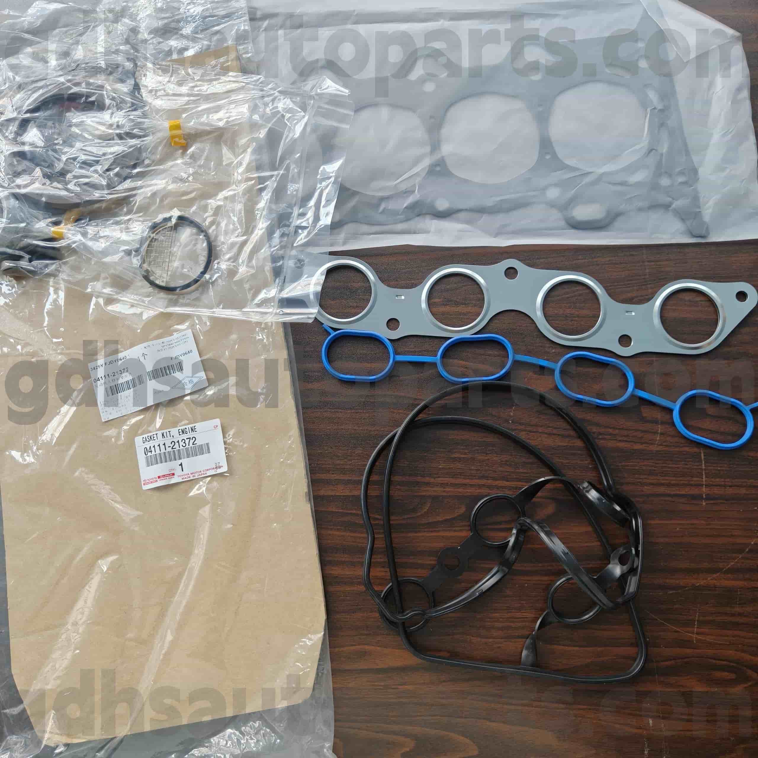 04111-21372 TOYOTA TOYOTA TEGINTA TEGINTA TURSE TUNE TURYHAUL Overhaul Kit ສໍາລັບ Yaris, Corolla