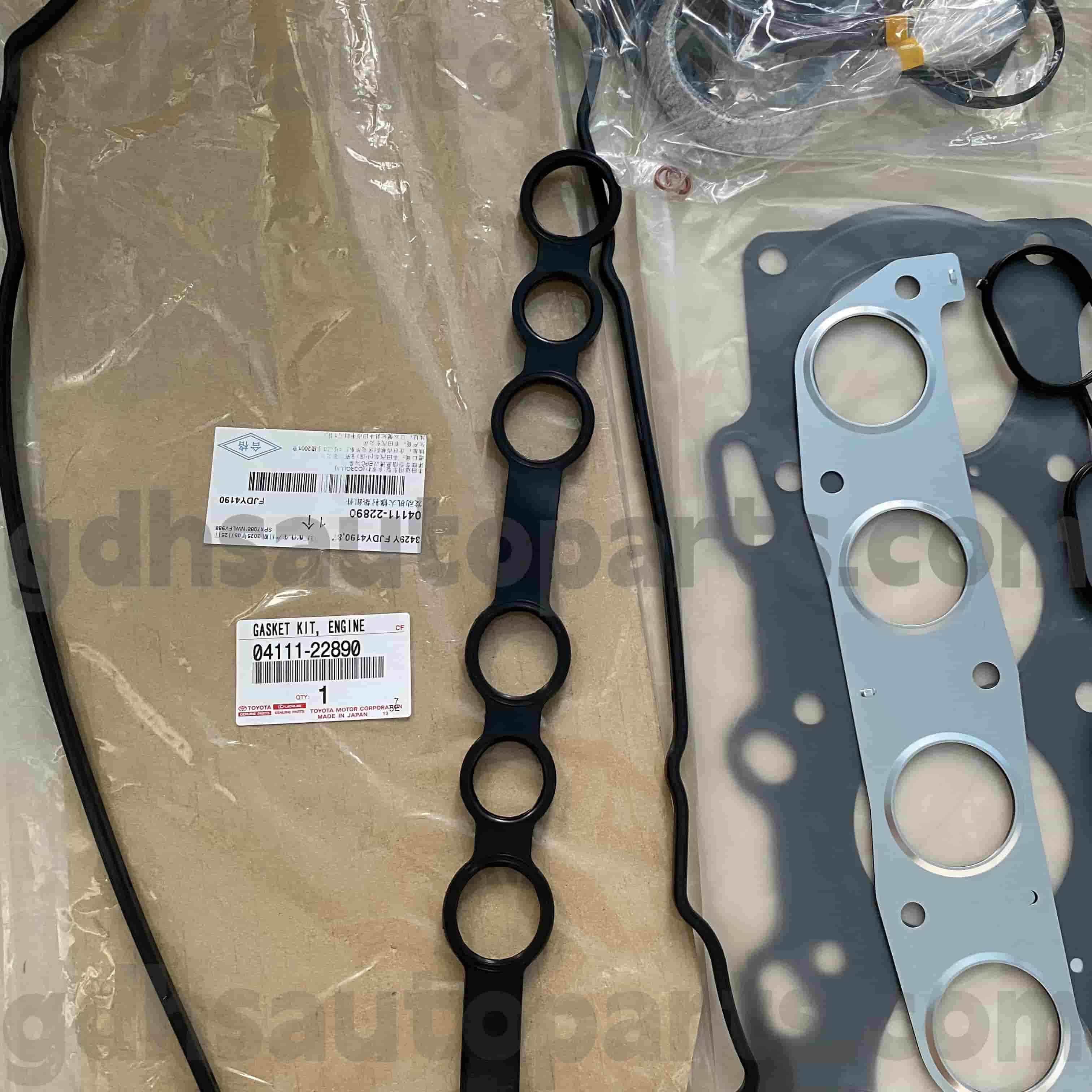04111-22890 TOYOTA TOYOTA UNTERA TEGINTA TEGINTA TURSE TURSHAUAUL Overhaul Kit ສໍາລັບ Corolla