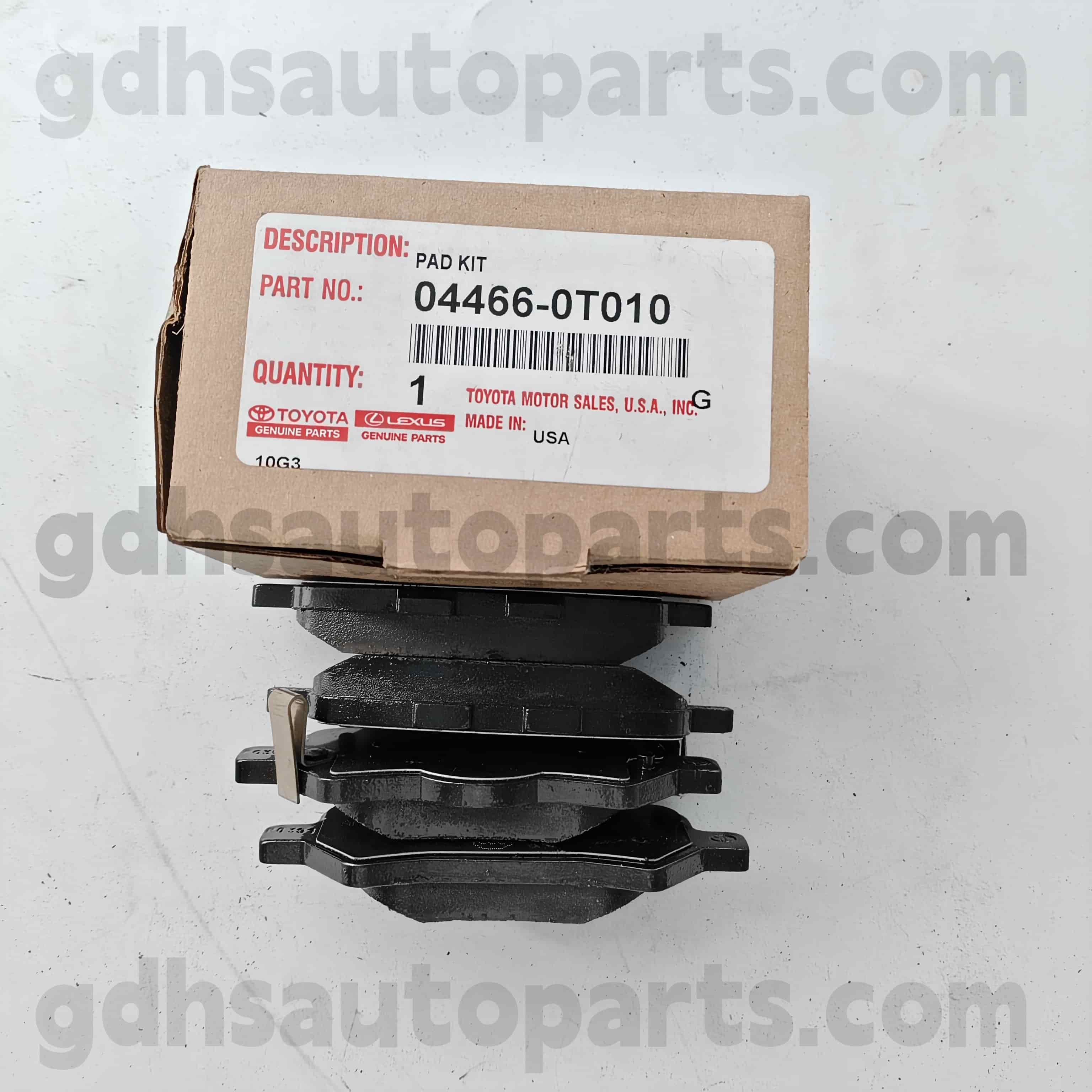 044666-0T010 TOYOTA ພາກສ່ວນຂອງ TOYOTA PໆPໆສໍາລັບ Venza Chassis No. AGV1 #