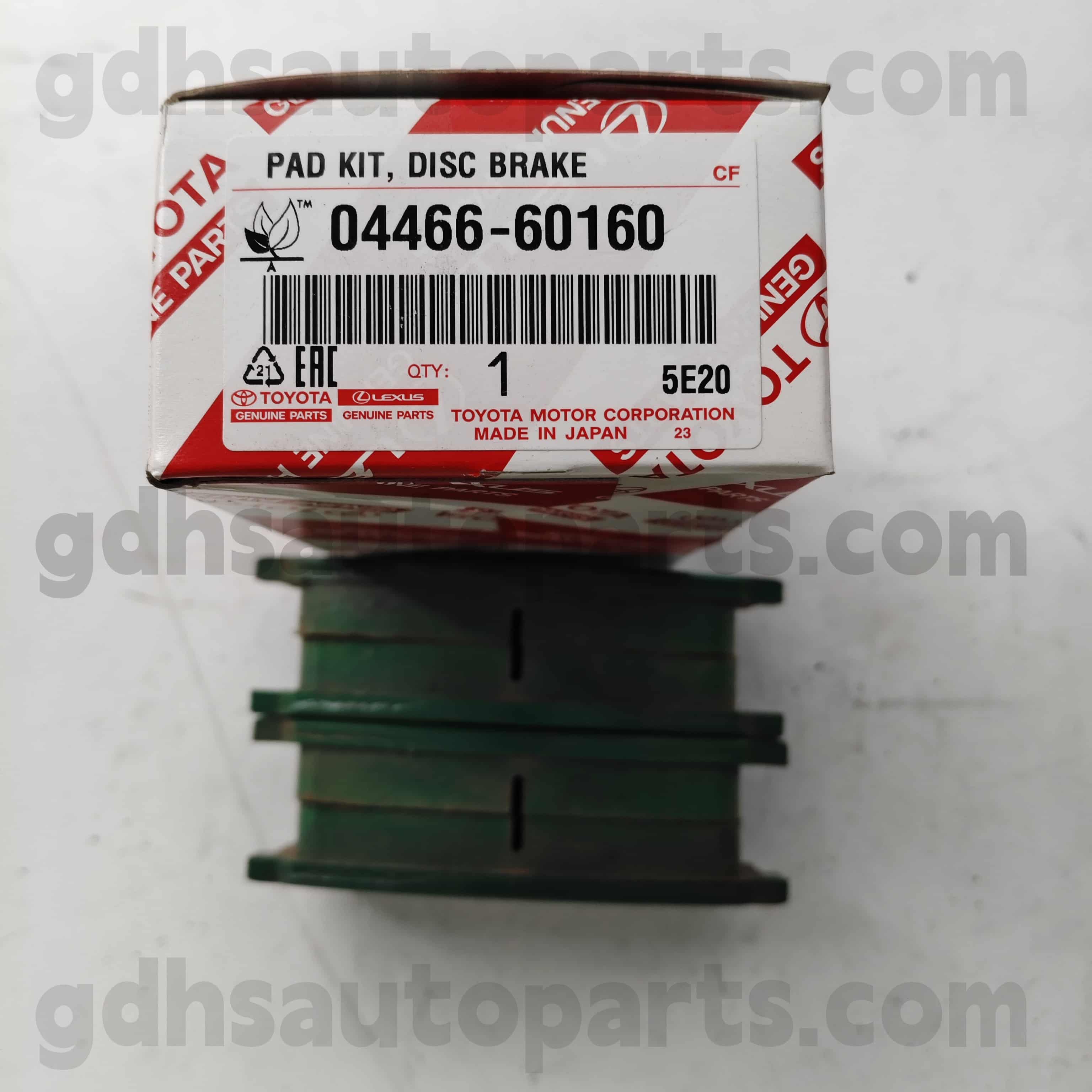04466666-60160 Toyota ພາກສ່ວນຂອງ Toyota Pad Pad Pad Pad Toyota Urj202