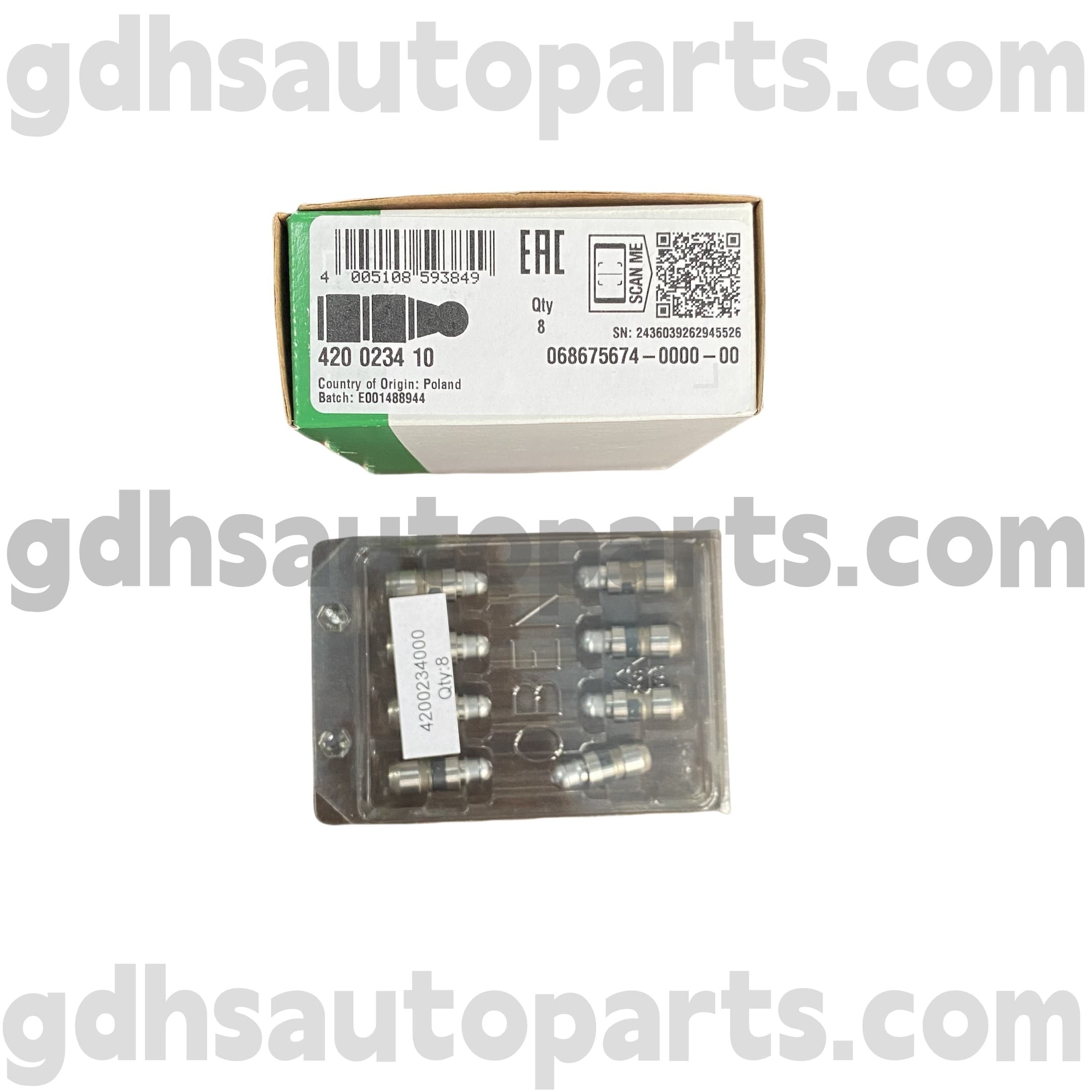 4200234100 SchaEffler sa Valve Valve ສໍາລັບ Rover Rover Evoke, Land Rover Ruction Sports OE ບໍ່. lr004168