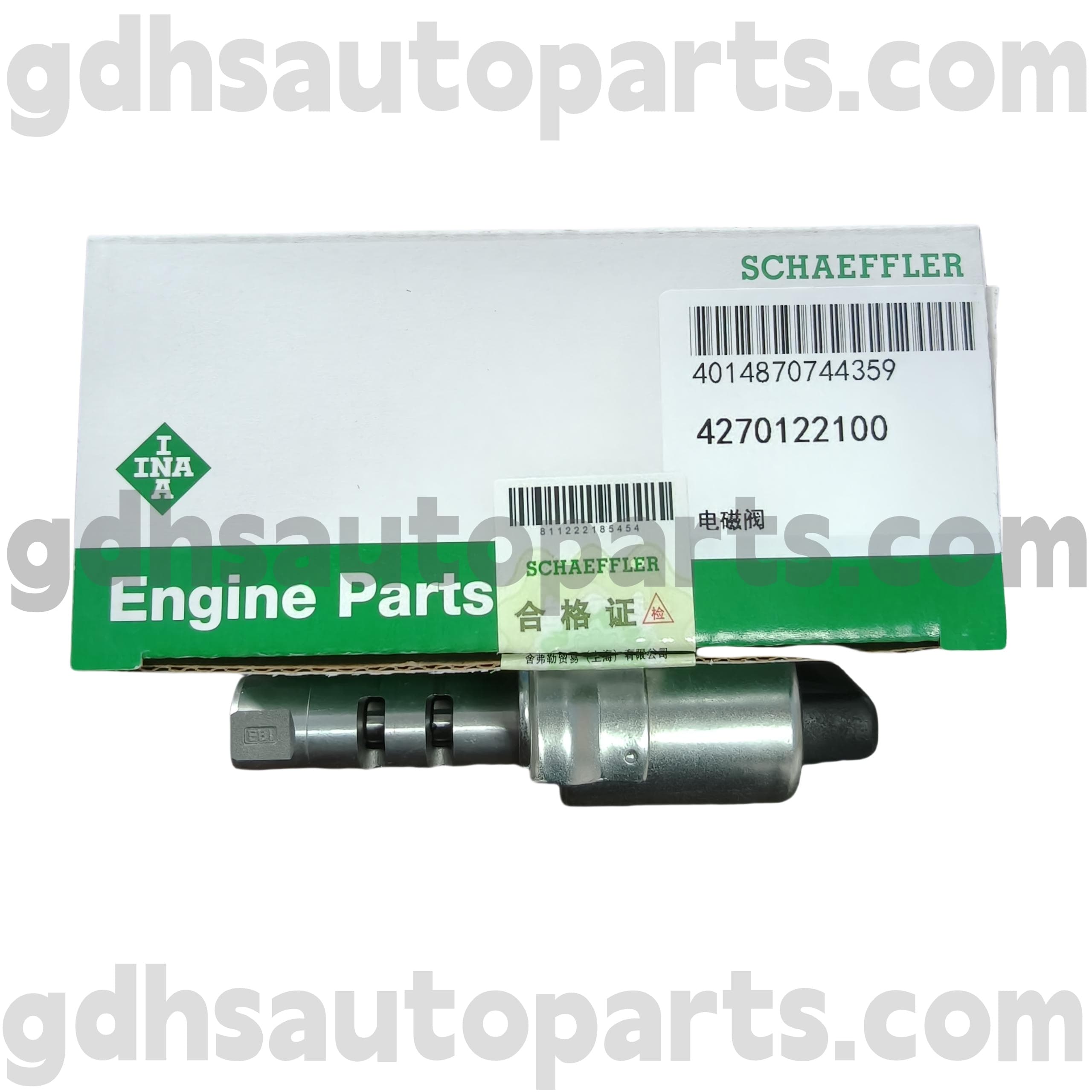 4270122100 Schaeffler Ina Camshaft Solenoid Valve Valid Rover Evoke, Land Rover Freamerder 2, Range Rover Oe No. lr025652