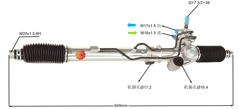 44250-60012 ເກຍການຊີ້ນໍາລົດຍົນ