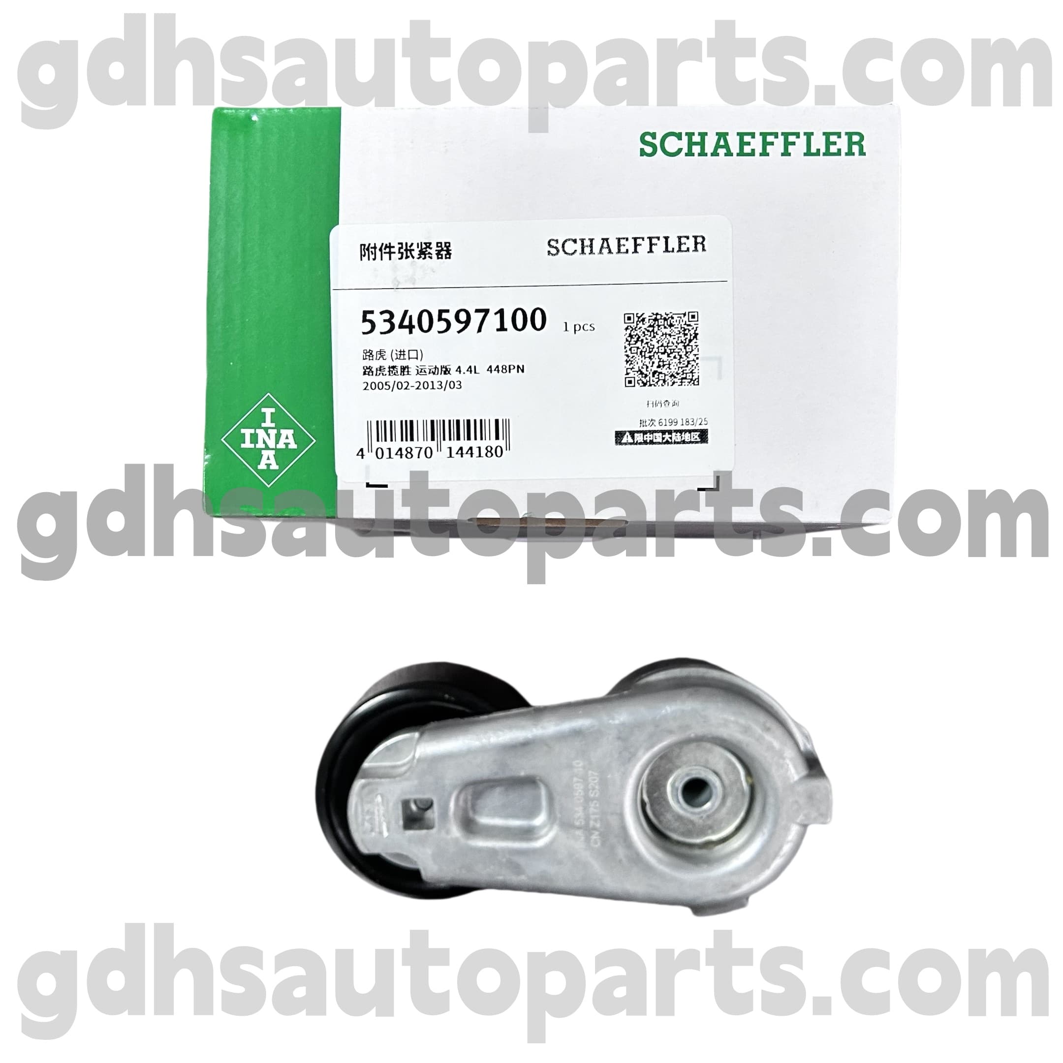 5340597100 Schaeffler Ina Belt Tensioner Tensioner ສໍາລັບ Range Rover OE No. lhp500110
