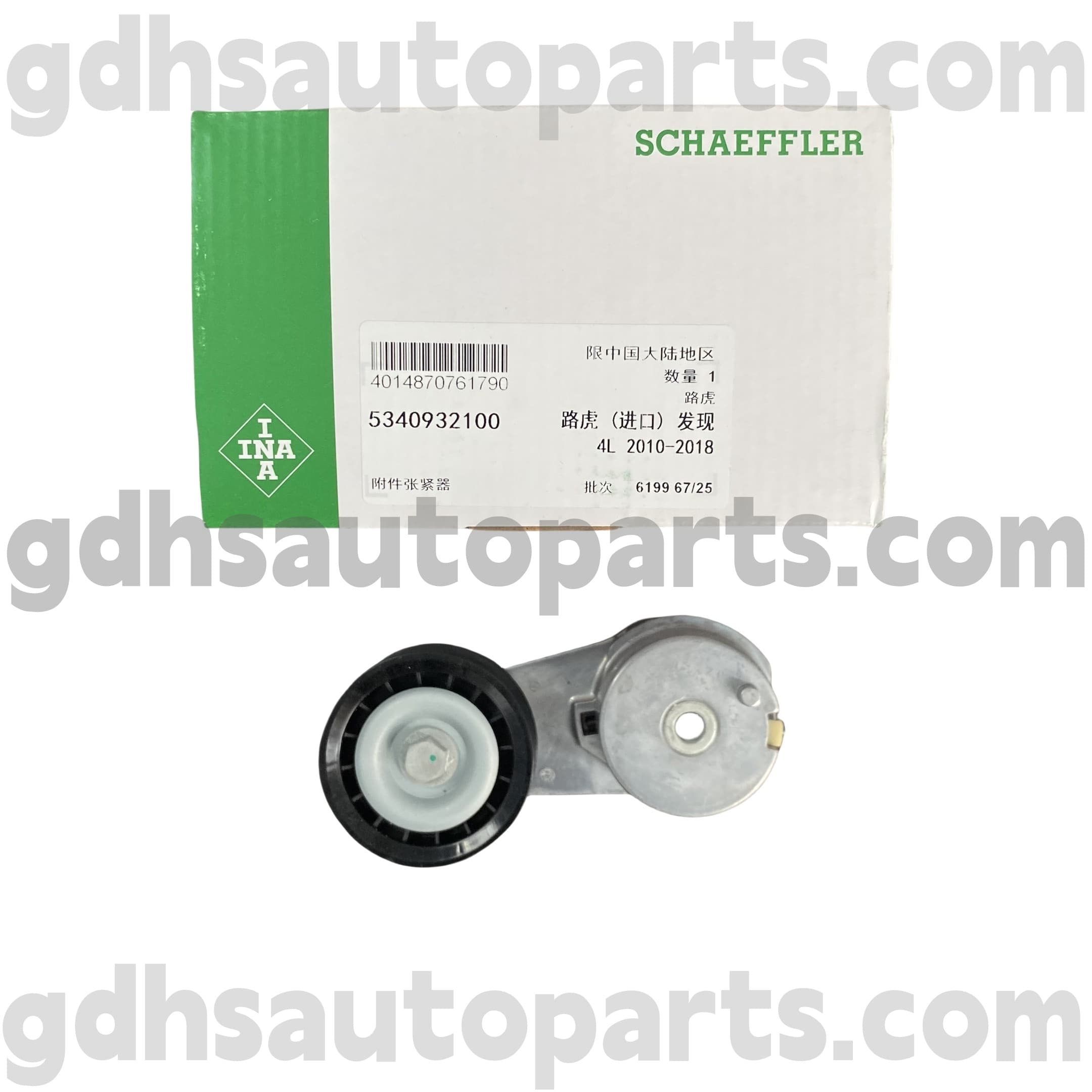 5340932100 Schaeffler Ina Wether Tensioneer Tensione for Land Rover Discovery Discovery 3, Land Rover Discaky 4 OE No. lr038199