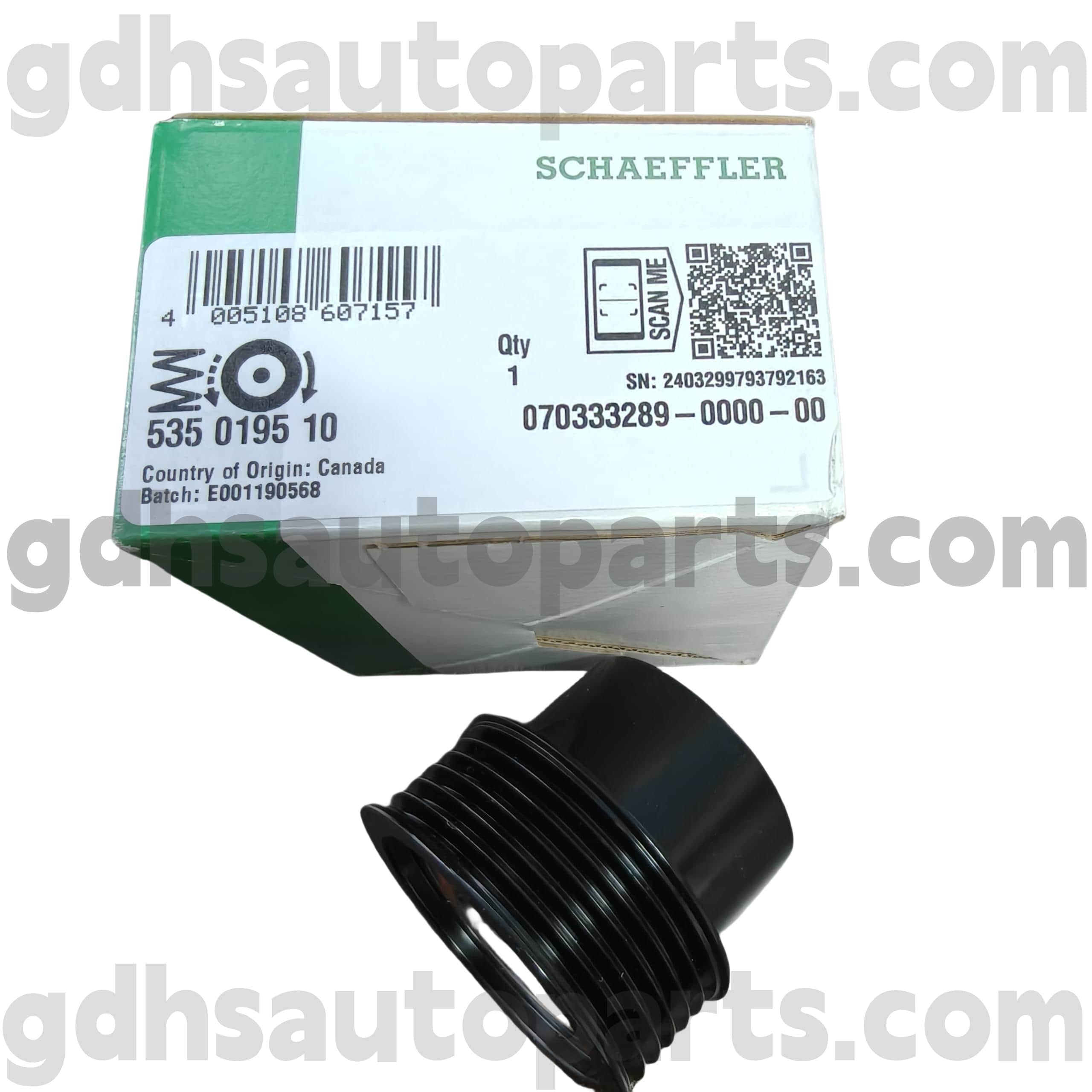 5350195100 Schaefflera Ina idler pulley ສໍາລັບ Land Rover Freamerender 2 OE ບໍ່. lr005993