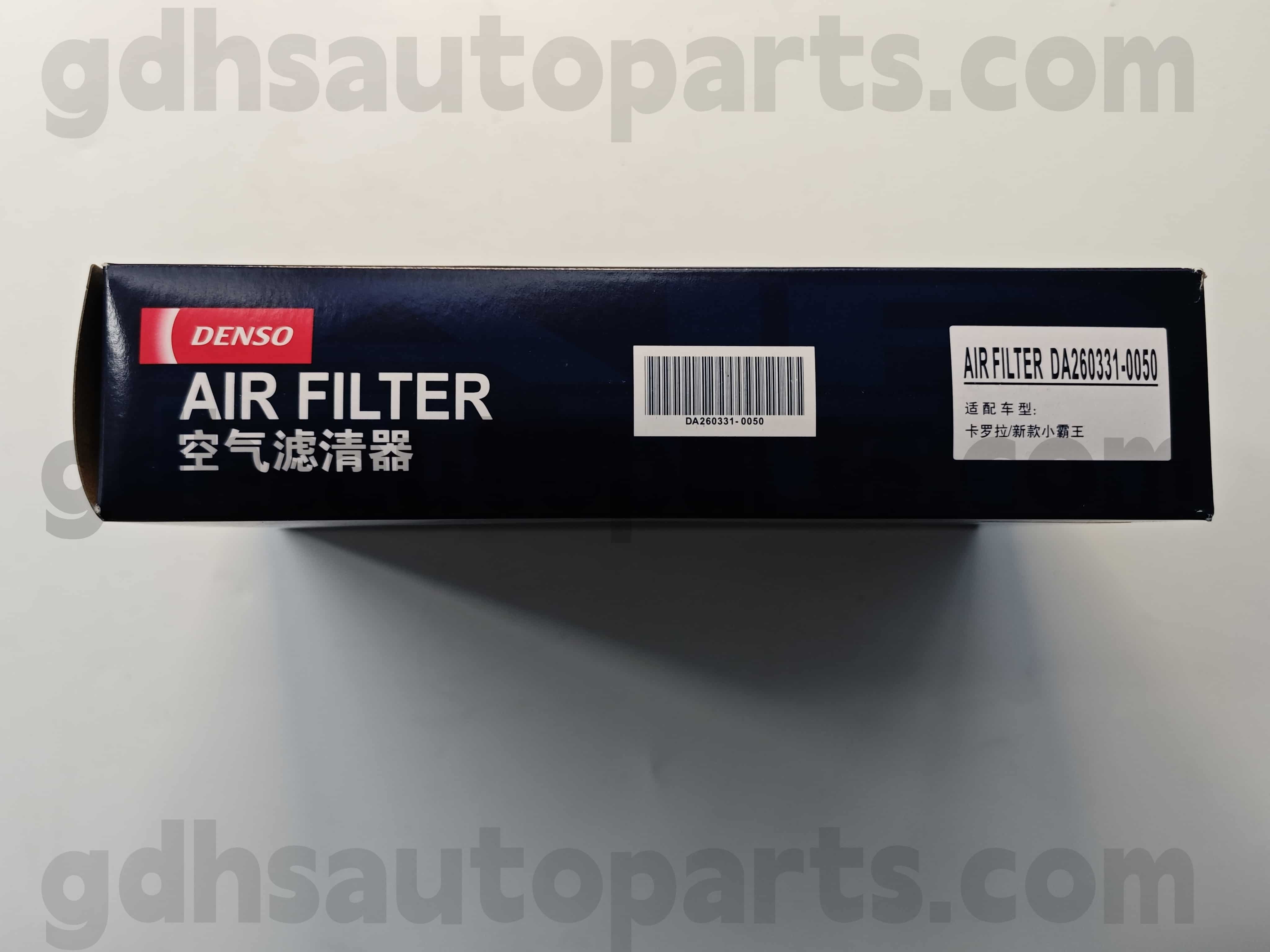 DA260331-50 TOYOTA PARTION AIRITA FORTER AIROTA FILTER ສໍາລັບ COLOLALA, EZ, VIOS / ປະສົມ DHASSIS. 1ZRFE, 2ZRFE, 3ZRFE..ZGR2 # OE ບໍ່. 17801-0T020